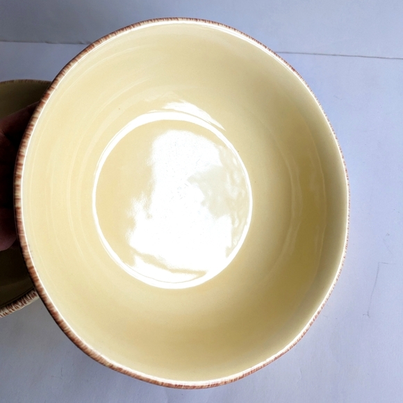 Euro Ceramica (2) Serving Bowls Commercial Quality Professional - Picture 4 of 12